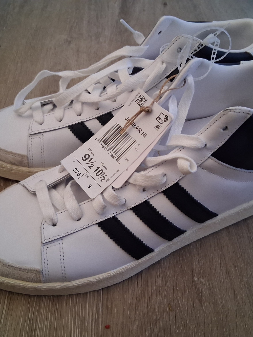 adidas Kids White and Black Classic Sneakers - Picture 4 of 4